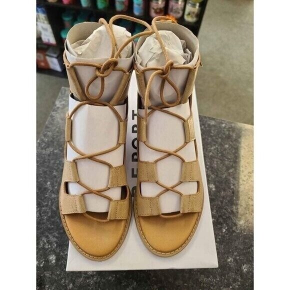 Report Womens Zahara Tan Gladiator Sandal, Size 6 - Picture 3 of 8